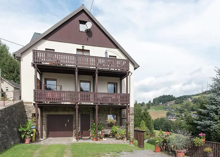 Cozy Apartment In Ore Mountains With Balcony